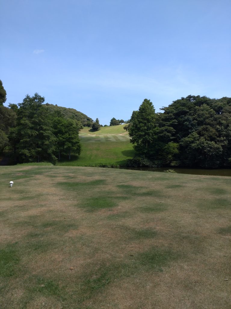 会社のゴルフコンペでした。